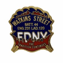 Watkins Street FDNY Engine 231 Ladder 120 New York Fire Department Hat Pin - £11.72 GBP