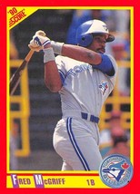 1990 Score #271 Fred McGriff NM-MT Blue Jays - $1.67