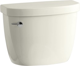 Kohler 4369-96 Cimarron 1.28 Gpf Toilet Tank With Aquapiston Flush, Biscuit - £158.04 GBP