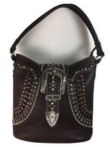 Montana West Womens Purse Tote Buckle Collection Concealed Handgun Studded Bling - £44.92 GBP