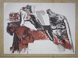 Edwin Salomon Abstract Colored Lithograph 198/200 Pencil Signed  24.7 x 34.7cm - £58.84 GBP