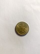 1984 Greece 2 Drachmai Coin Crossed Rifles War Hero Kolokotronis - $51.54 MXN