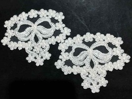 Application Doilies Embroidered Tulle Lace CM 9 SWEET TRIMS 16008 - $2.51