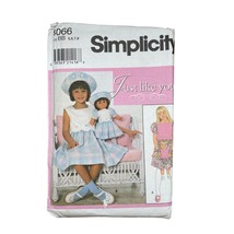 Simplicity Sewing Pattern 8066 Dress Child and Doll Size 5-8 - £7.06 GBP