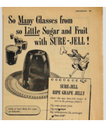 1946 Sure Jell Gelatin Advertisement Vintage Jelly Dessert Recipe DWXX9 - $368.72 MXN