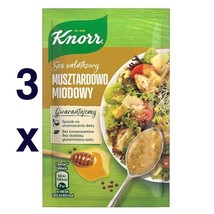 Knorr SALAD Dressing mix: HONEY MUSTARD - 3 sachets/ 9 servings- FREE SH... - £5.44 GBP