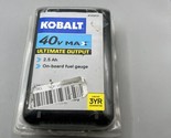 NIB Kobalt 40V MAX 2.5Ah Li-Ion Battery model KB2540C-06 - $64.34