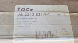 NEW Schneider TAC Ball Valve Actuator 2-way Proportional  1/2&quot; # VS-2213... - $208.99