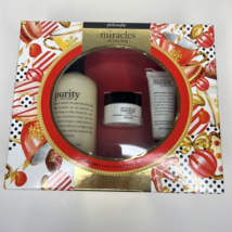 Philosophy Miracles All Year Long Anti-Wrinkle Worker Purity Made Simple Set NEW - $39.06