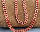 14 inch Pure Copper STRIPED CURB Chain Necklace, Healing Jewelry Spiritual - $21.16
