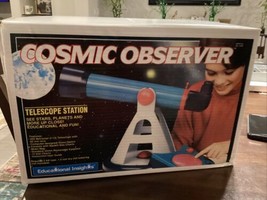 1995 Vintage Educational Insights Cosmic Observer 50x Telescope Astronomy Set. - £19.73 GBP