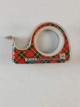 Vintage Scotch Brand Plaid Metal Cellophane 3M Tape Dispenser, No. 134, Empty - $10.00