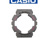 Genuine CASIO G-SHOCK Watch Band Bezel Shell GA-110TS-8A4 Gray Rubber Cover - £18.43 GBP