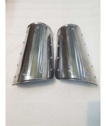 Nautical Roman Silver Arm Guard Pair Medieval Armor Costume Accessories ... - $79.00