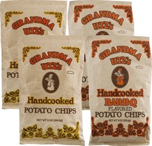 Grandma Utz's Handcooked Potato Chips Variety 4- Pack 8 oz. Bags (2 of Each) - $33.61