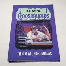 RL Stine Goosebumps The Girl Who Cried Monster #8 Large Print HC Book 1997 - £24.71 GBP