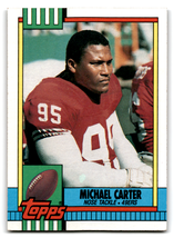 1990 Topps #19 Michael Carter NM Near Mint 49ers ID:67356 - £1.32 GBP