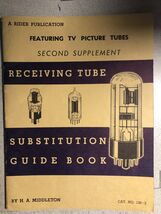 RIDER TV RECEIVING TUBE GUIDE BOOK vintage (1954) 48-page illustrated bo... - €16,96 EUR