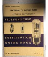 RIDER TV RECEIVING TUBE GUIDE BOOK vintage (1954) 48-page illustrated bo... - $27.64 CAD