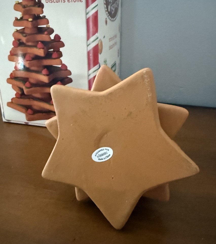 VTG Retired 2004 LEMAX Baked Cookie Christmas Tree Sugar & Spice Village MIB Item image 7