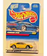 1999 Hot Wheels Mainline/Collector #993 FERRARI 348 Yellow w/Chrome 5 Sp... - $14.01