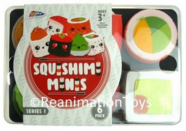 RMS Squishimi Japanese Sushi Food Fidget Sensory Toys Mini Squishy Set of 6 New - £23.97 GBP