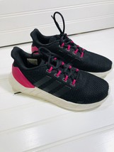 Adidas Questar Flow Nxt K Youth Sz 3.5 Wms Sz 5.5  Black Pink White H04205 Shoes - £13.33 GBP