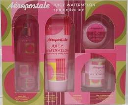 Aeropostale Women&#39;s Juicy Watermelon Spa Collection, 4 pieces Gift Set - £18.19 GBP