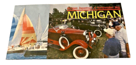 Michigan Brochure Map Best Western Fold Out Travel 1980s 1990s Vintage - $18.49