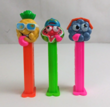 Vintage 2001 Lot of 3 Sourz Fruit Pez Dispensers Pineapple, Watermelon, Grape (B - £7.61 GBP