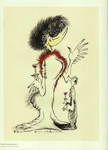 Dr. Seuss Reproduction Print &quot;Client with Architect&quot; 9X12 book page - £17.97 GBP