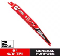 9 in. 6/9 TPI AMPED Demo Demon Carbide Reciprocating Saw Blade for Gener... - $14.90
