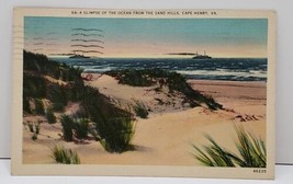 Cape Henry Virginia A Glimpse Of The Ocean From The Sand Hills Postcard B2 - £5.47 GBP