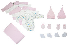 Newborn Baby Girl 12 Pc Baby Shower Gift Set - £30.51 GBP