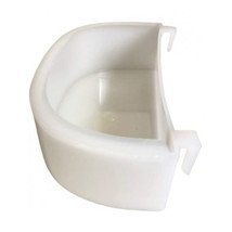 Plastic D-Shaped Feeder (Large) - White - $22.08 CAD
