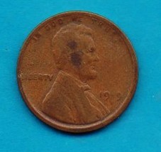 1919 Lincoln Wheat Penny- Circulated-Heavy Wear to date - £0.56 GBP