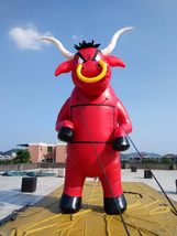 20ft (6M) Giant Inflatable Advertising Huge Monsters Angry Red Bull Stro... - £1,634.30 GBP+