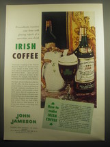 1959 John Jameson Irish Whiskey Ad - Transatlantic travelers come home - £11.85 GBP