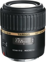 Tamron Auto Focus 60Mm F/2.0 Sp Di Ii Ld If 1:1 Macro Lens For, Model G005E - £459.38 GBP