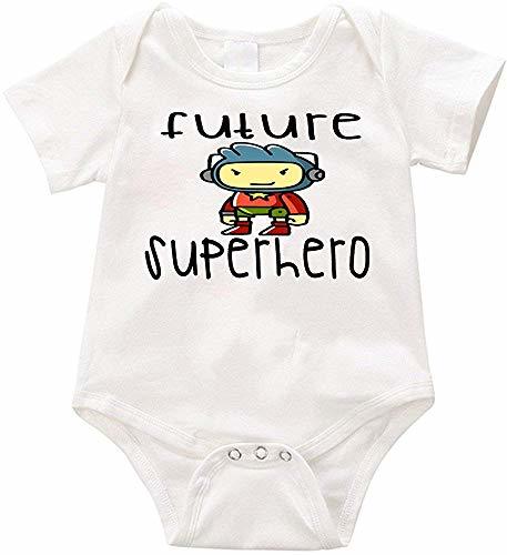 Primary image for VRW Future Superhero unisex baby Onesie Romper Bodysuit (24 months, White)
