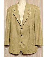 Vintage Ralph Lauren Silk/Wool Lined Blazer 3-Button 3-Pocket Made in Ca... - £35.14 GBP