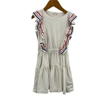 Crewcuts Ruffle Trim Tiered Skirt Size 3 Knit Dress - £14.45 GBP