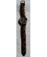 Embassy by Gruen Black Dial Nice Looking Faux Leopard Band - £7.82 GBP