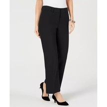 NWT Womens Petite Size 10 10P Alfani Black Curvy Bootcut Dress Pants - £20.04 GBP