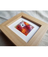 Pretty Hand Felted Flowers Picture In Deep Edged Frame. JP Designs - €28,31 EUR