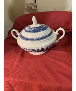 Vintage Royal Wessex Collection Blue Willow Soup Tureen w/ Lid EUC Blue ... - $203.10 CAD