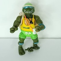 1992 Lifeguard Leo Ninja Turtles Tmnt Figure Rare Sewer Spitting - £23.47 GBP