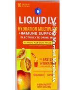 Liquid I.V. Hydration Multiplier Mango Passionfruit 10 sticks ea 11/2026 FRESH! - $13.75