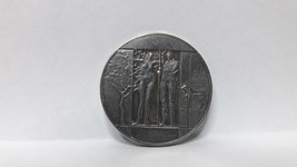 Sterling Silver medal Antonio Pujia .Argentina -  1580 1980 Buenos Aires - $48.51