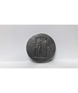Sterling Silver medal Antonio Pujia .Argentina -  1580 1980 Buenos Aires - £38.17 GBP